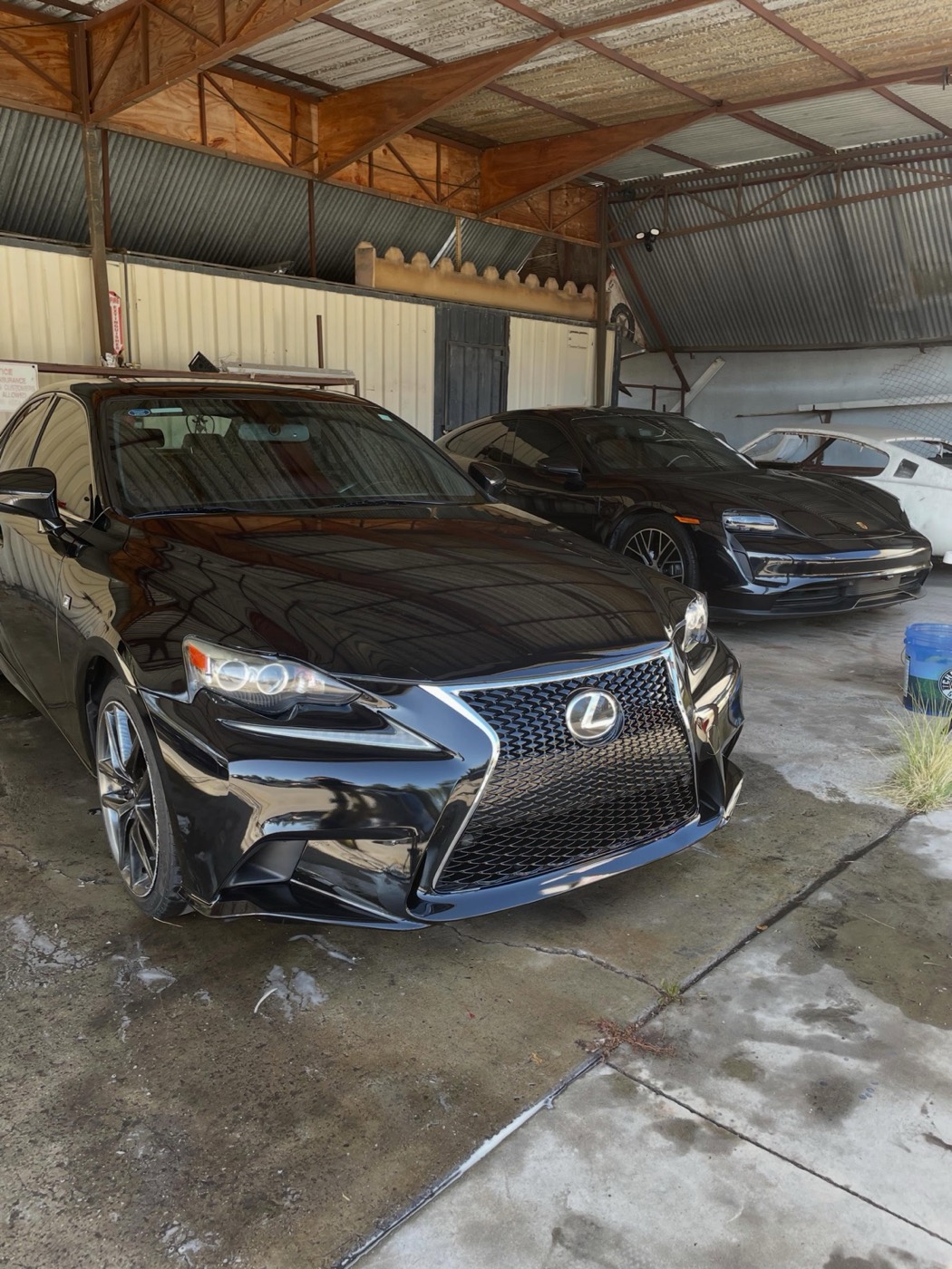 Lexus IS after a detail